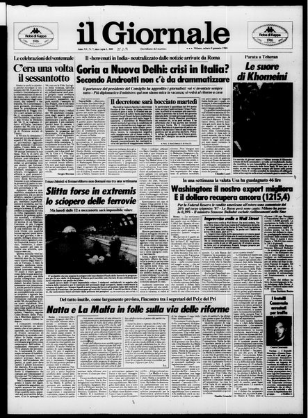 Il giornale : quotidiano del mattino